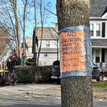 Quincy-Point-pave-job-12-7-2021-February-sign | Quincy News About Quincy Massachusetts