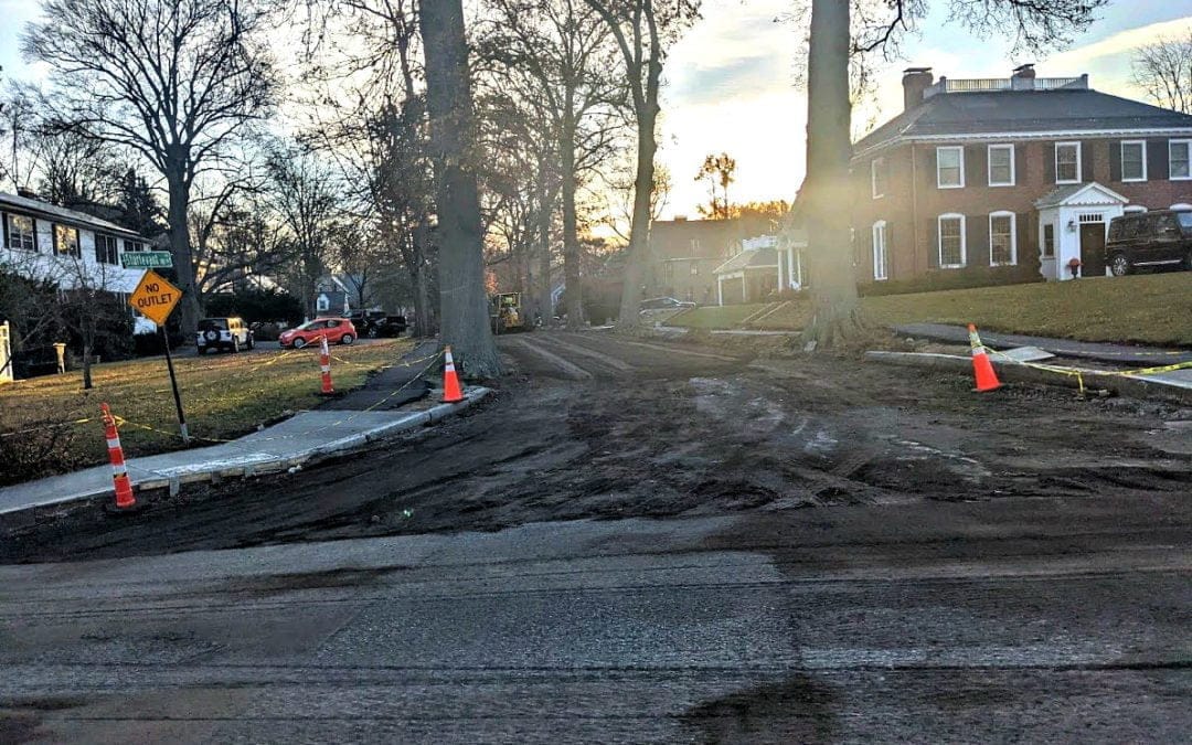 City of Quincy laying hot asphalt during cold weather in spite of Best Practices against doing so