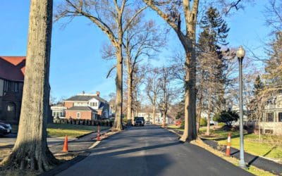 Quincy Presidents Hill tony street repaving completed in time for Christmas!