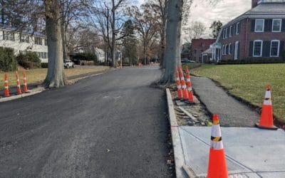 Quincy Paving Job only half done