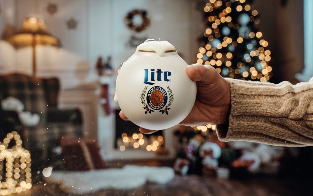 Miller Lite rolls out beer ball Christmas Ornaments!