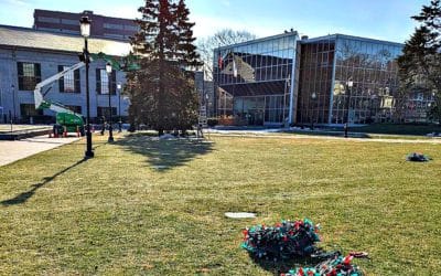 Quincy Square Christmas lights come down