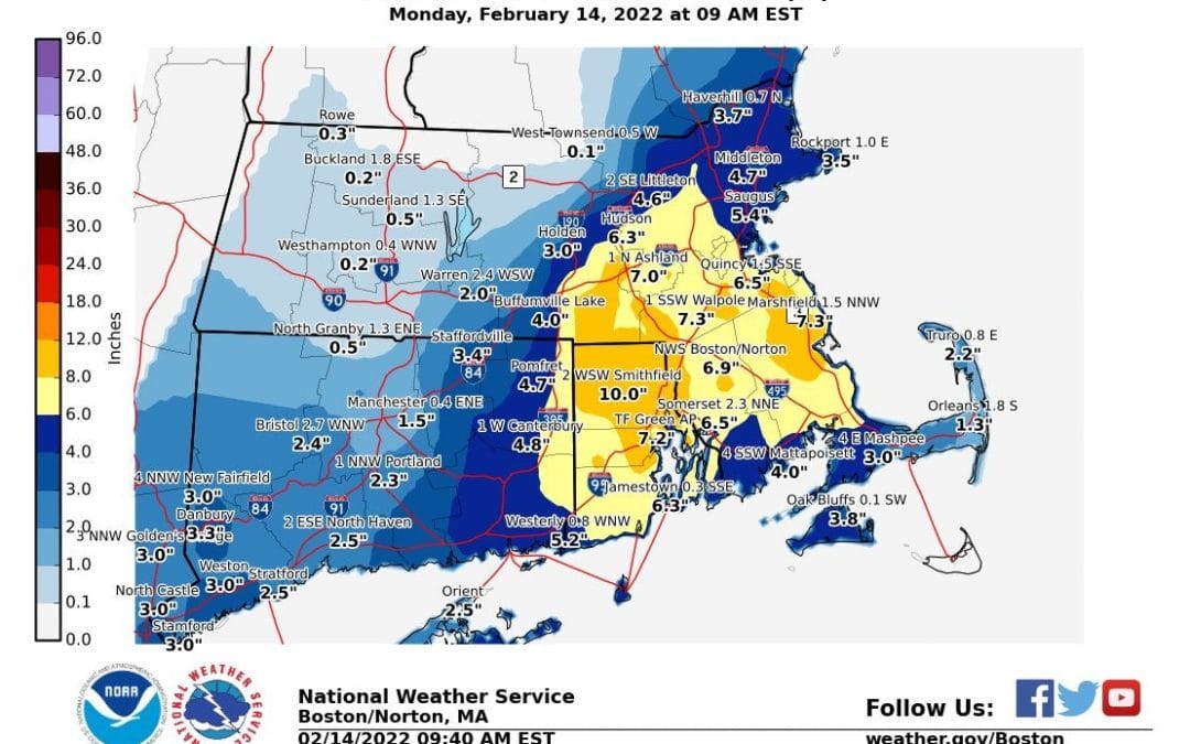 Boston meteorologists underestimated Super Bowl Sunday’s snowfall