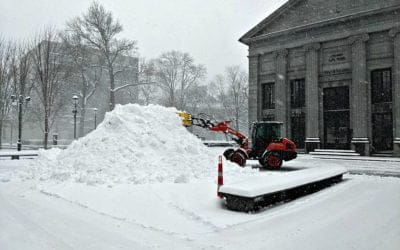 Quincy City Hall Snow Piles Replenished!