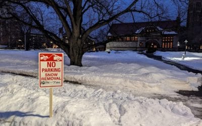 Quincy Center snow-blocked parking to be cleared