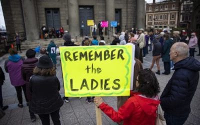 Quincy Residents protest Abigail Adams statue’s change of venue