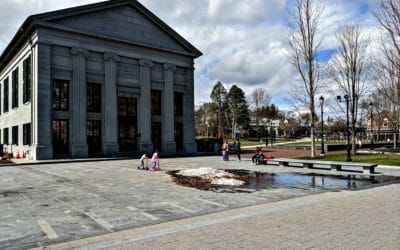 City Hall Snow Pile makes it to the start of spring!
