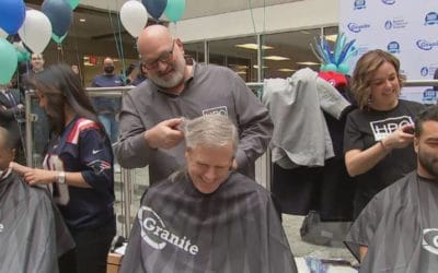 Quincy Mayor Koch suffers a close shave!
