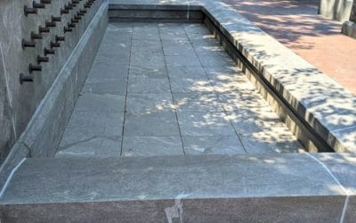 Quincy Center fountains run dry from drought? #cityofquincy #mayorkoch