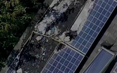 Solar panel roof fire in Quincy and recent heat wave suspected cause