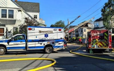 Quincy Center fire heats up an otherwise quiet Sunday morning #quincyfiredepartment