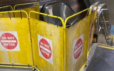 Orange Line escalators out of service even as rail service resumes #mbta