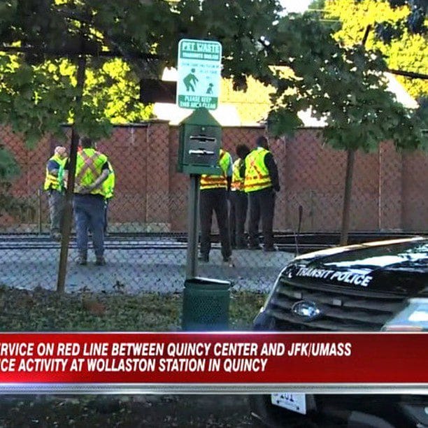 Quincy still without Red Line rail service care of two people apparently touching the third rail #mbta