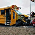 Boston School Bus Busted on first day of the new school year school-bus-accident-Philip-Kamrass-Times-Union-2