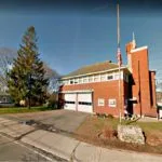 Quincy Houghs Neck Fire Station tree cut down for use as a Christmas tree? Houghs-Neck-Fire-station-tree-1