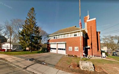 Quincy Houghs Neck Fire Station tree cut down for use as a Christmas tree?