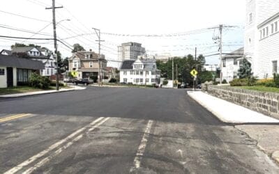 Quincy Center pave job