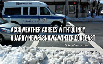 Accuweather Agrees With Quincy Quarry News’ Snowy Winter Forecast