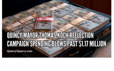 Quincy Mayor Thomas P. Koch Reelection Campaign Spending Blows Past $1.17 Million