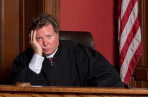 American Judge on the Bench Looking Comically Bored with Proceedings | Quincy News About Quincy Massachusetts | Quincy Ma | quincy news