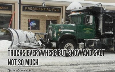Plow Trucks Everywhere But Salt Spread Not So Much