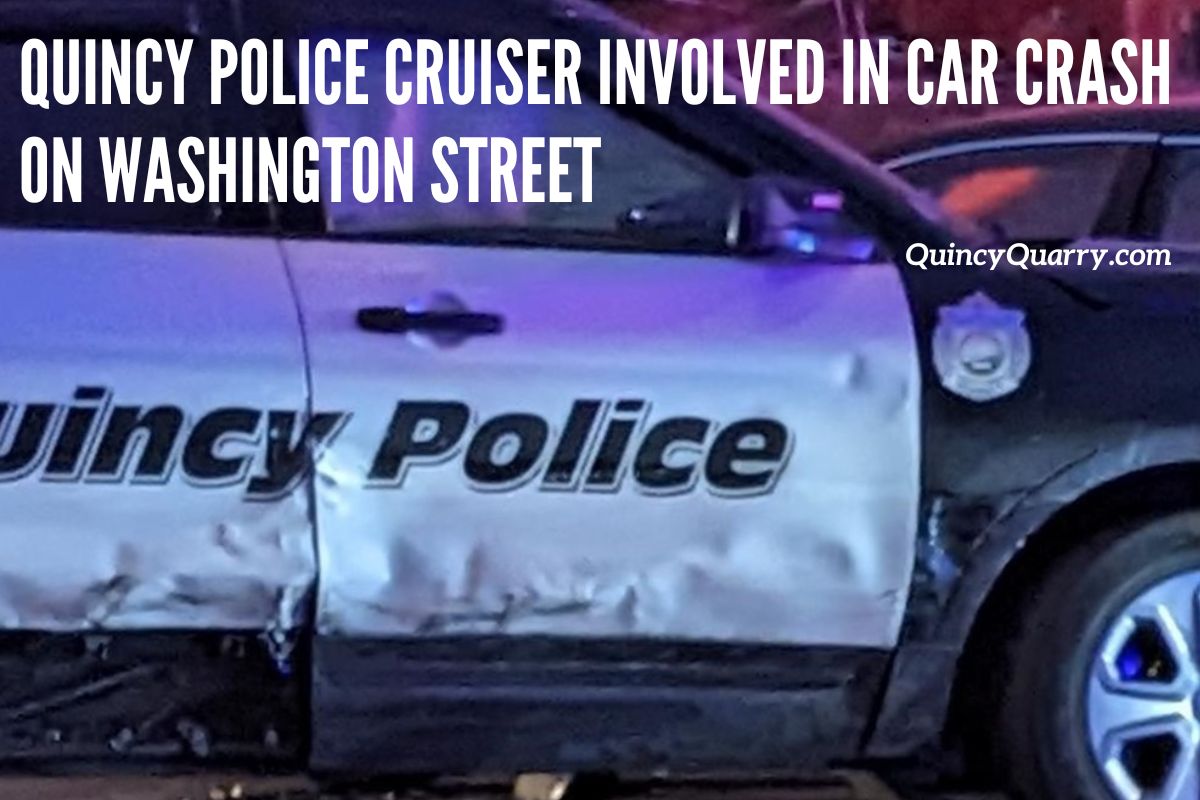 Quincy News Quincy Police Cruiser Involved In Car Crash On Washington