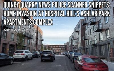 Quincy Quarry News Police Scanner Snippets: Home Invasion at Hospital Hill’s Ashlar Park Apartments Complex