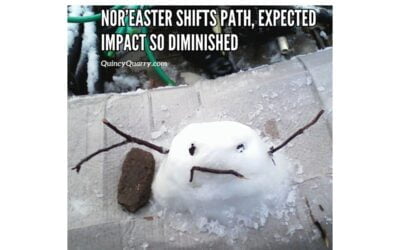 Nor’easter Shifts Path, Expected Impact So Diminished