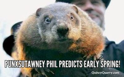 Punxsutawney Phil Predicts Early Spring!