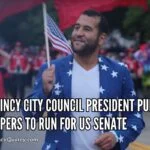 Quincy City Council President Pulls Papers To Run For US Senate cain-pulls-papers-for-senatequincyquarrycom