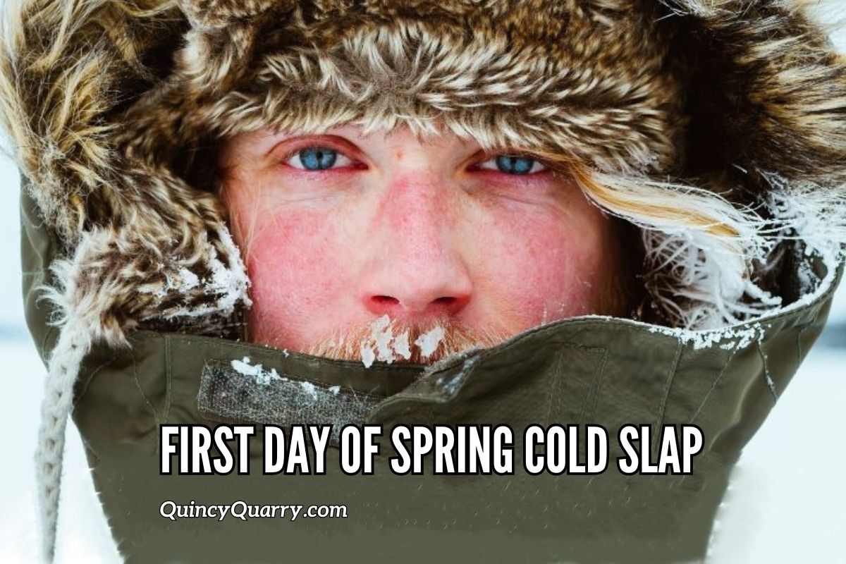 Quincy News First Day of Spring Cold Slap