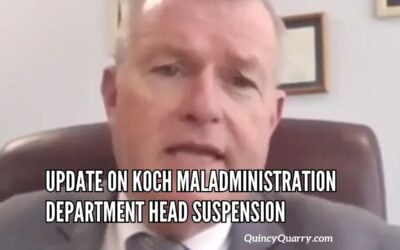 Update On Koch Maladministration Department Head Suspension