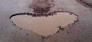 Heart shaped pothole | Quincy News About Quincy Massachusetts | Quincy Ma | quincy news