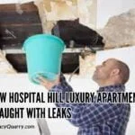 New Hospital Hill Luxury Apartments Fraught With Leaks new-apartments-leaks-largequincyquarrycom