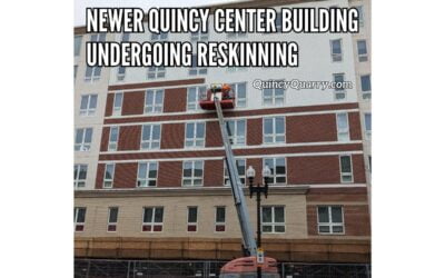 Newer Quincy Center Building Undergoing Expensive Reskinning