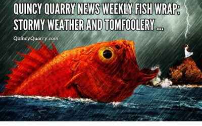 Quincy Quarry News Weekly Fish Wrap: Stormy Weather and Tomfoolery …
