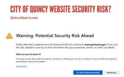 City of Quincy Website A Security Risk?