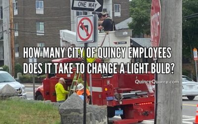 How Many City Of Quincy Employees Does It Take To Change A Light Bulb?