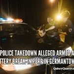 police-takedown-alleged-assault-and battery-break-in-perp in germantownquincyquarrycom