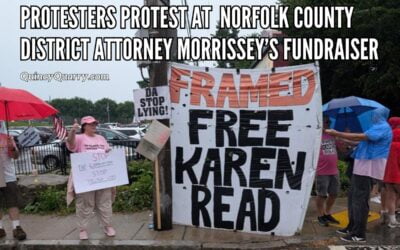 Free Karen Read Supporters Picket Norfolk County District Attorney’s Fundraiser at Quincy Elks Lodge