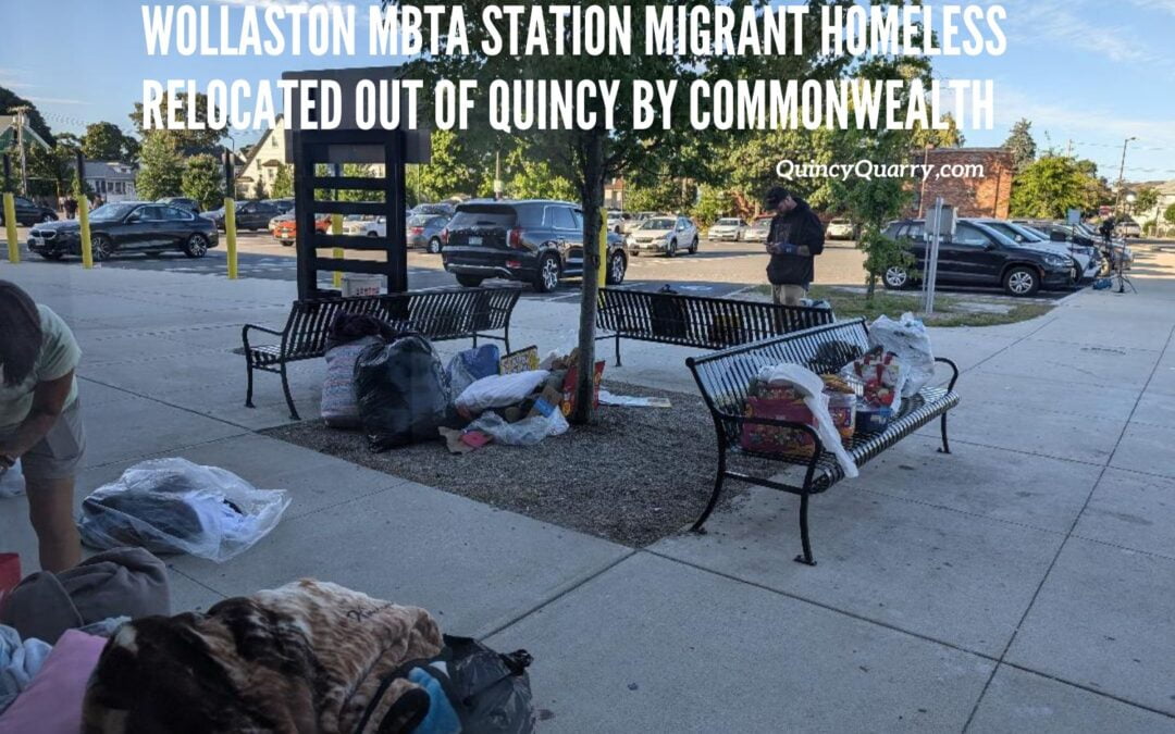#WollastonMBTA Station #MigrantHomeless Relocated Out Of Quincy By Commonwealth