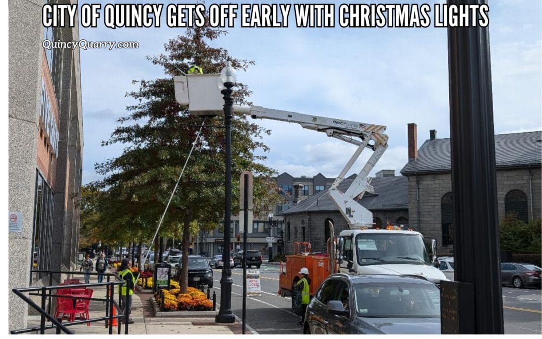 #CityOfQuincy #GetsOffEarly With #ChristmasLights