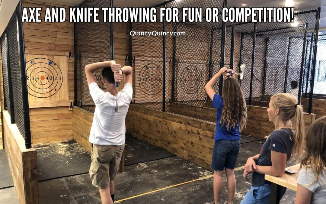 Axe And Knife Throwing For Fun Or Competition!