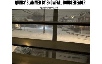 #QuincySlammedBySnowfall Doubleheader