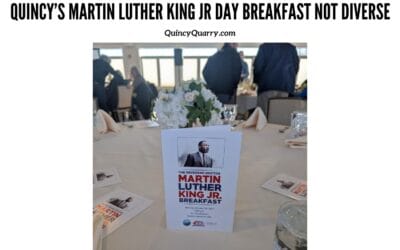 Quincy’s Martin Luther King Jr Day Breakfast Not Diverse