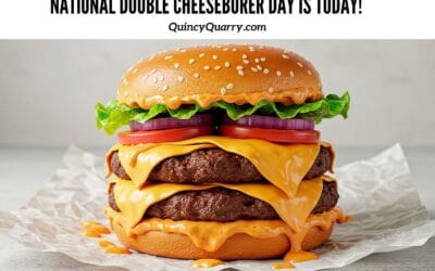 National Double Cheeseburger Day is Today!